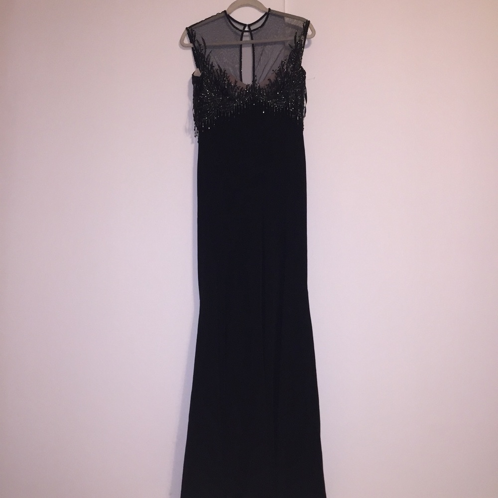 Bob Mackie Black Evening Gown